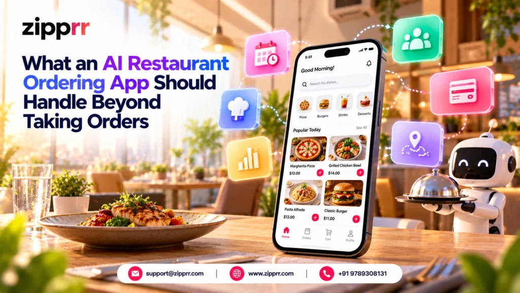 What an AI Restaurant Ordering App Should Handle Beyond Taking Orders