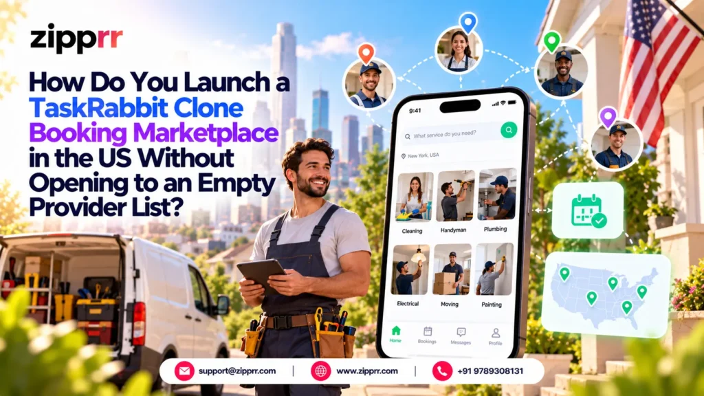 How Do You Launch a TaskRabbit Clone Booking Marketplace in the US Without Opening to an Empty Provider List?