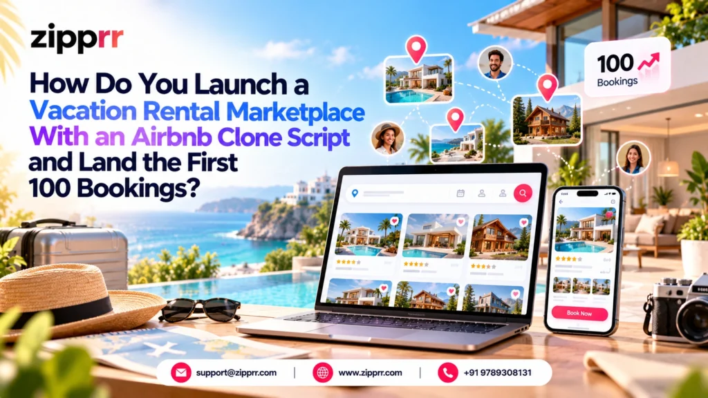 How Do You Launch a Vacation Rental Marketplace With an Airbnb Clone Script and Land the First 100 Bookings?