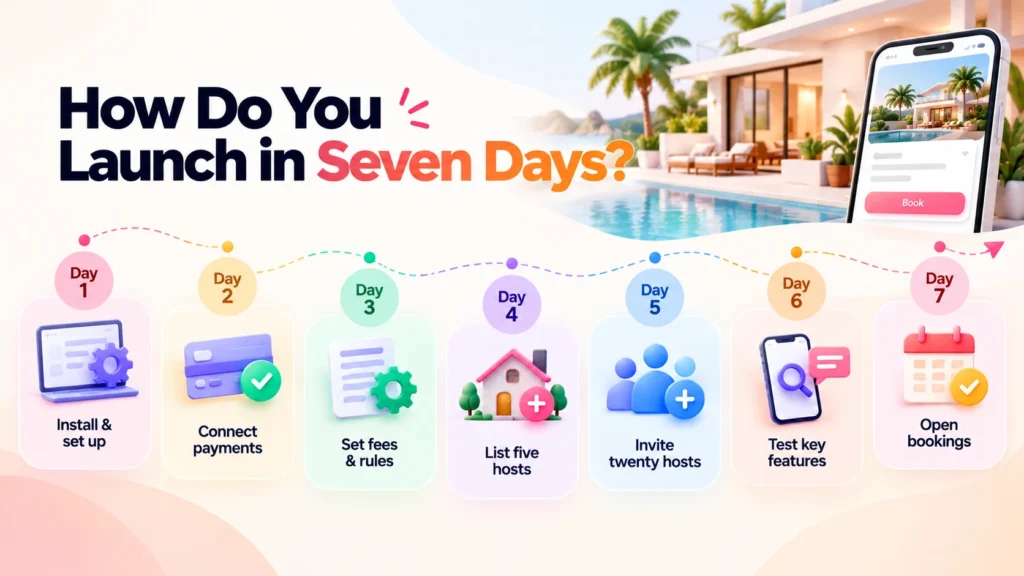 How Do You Launch a Vacation Rental Marketplace With an Airbnb Clone Script and Land the First 100 Bookings?