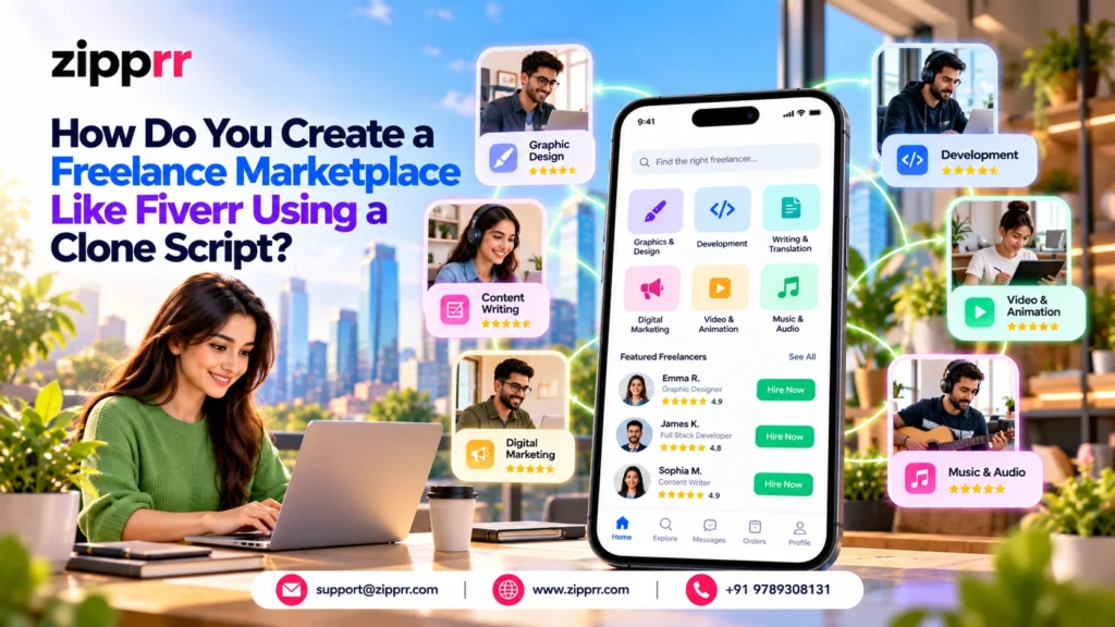 How Do You Create a Freelance Marketplace Like Fiverr Using a Clone Script?